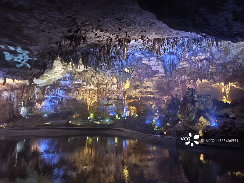 贵州遵义十二背后双河洞景区图片素材