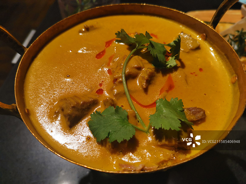 泰式咖喱牛肉图片素材