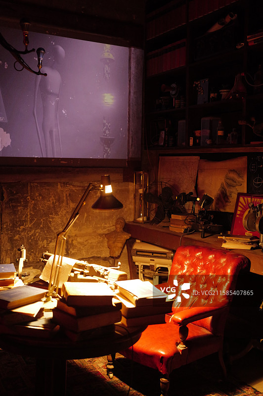 奥玛鲁蒸汽朋克博物馆内部图片素材