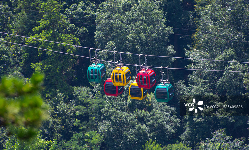 庐山龙首崖索道图片素材