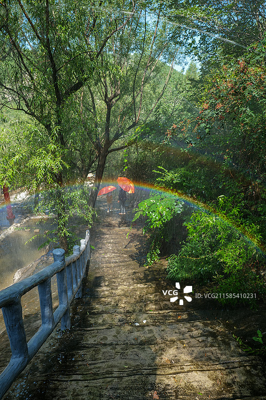 山东济南金象山乐园彩虹谷图片素材