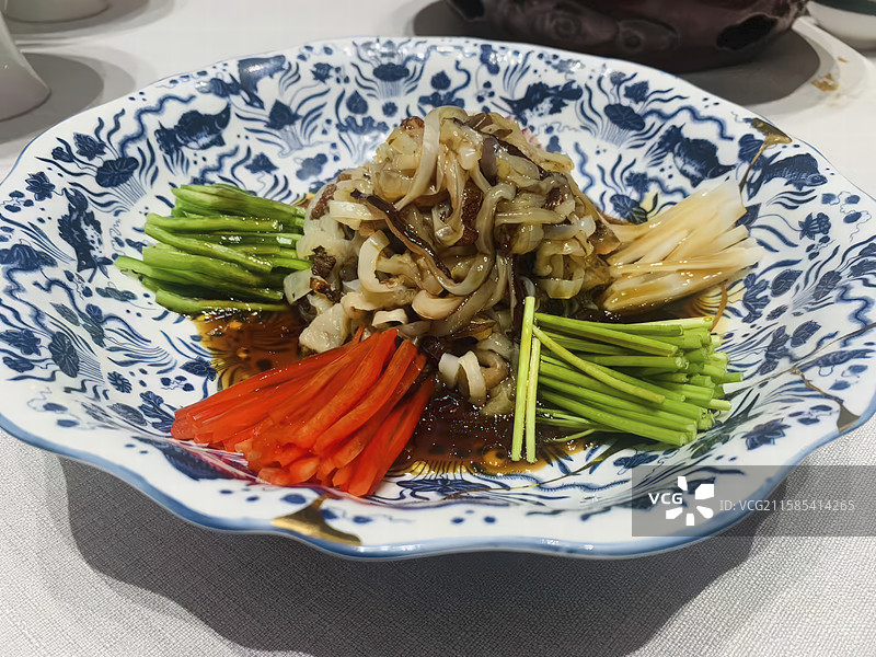 凉拌海蜇头图片素材