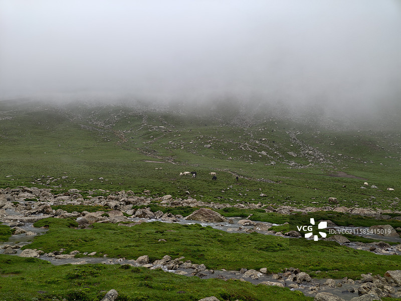 甘肃武威·祁连山冰沟河·柴尔龙海图片素材