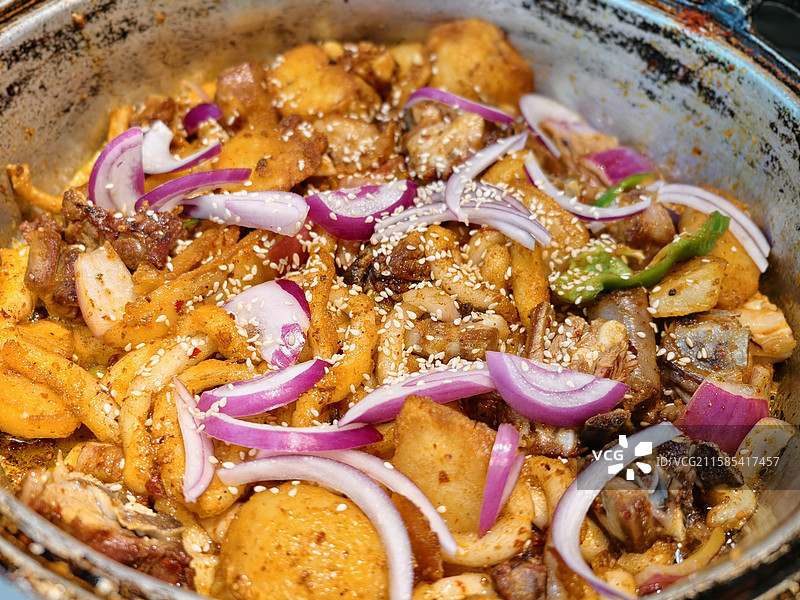 青海西宁·坑锅羊肉图片素材