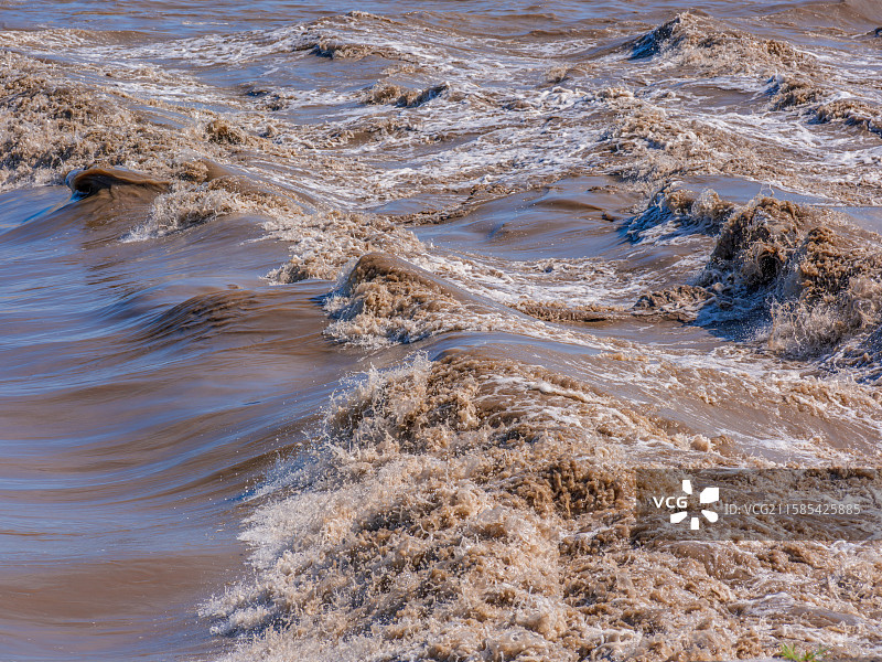浙江·海宁·盐官钱江潮，天下第一潮图片素材
