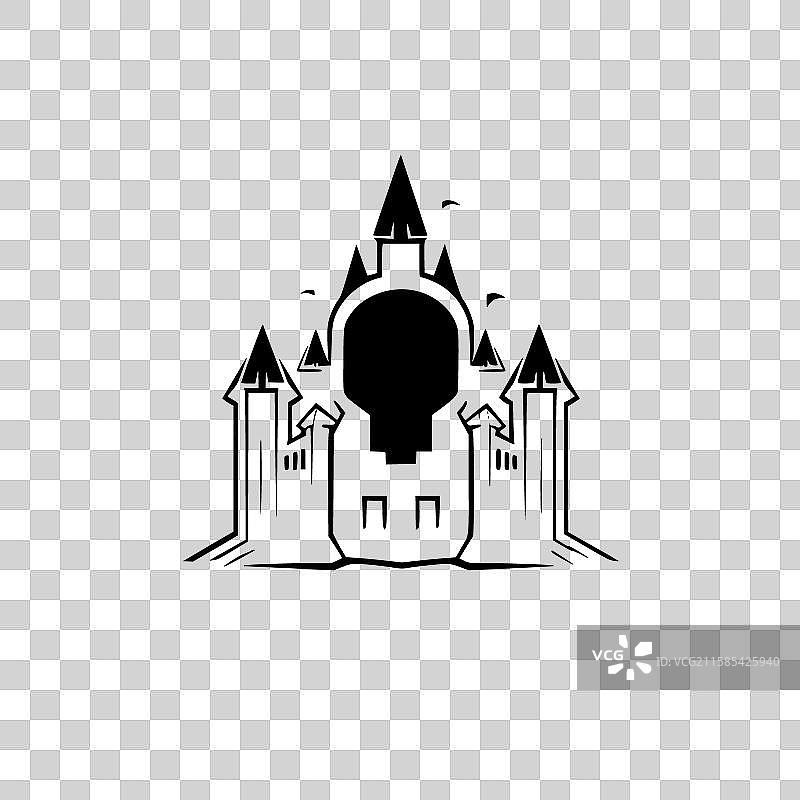 哥特风格 - 高质量标志 - 适合T恤使用图片素材