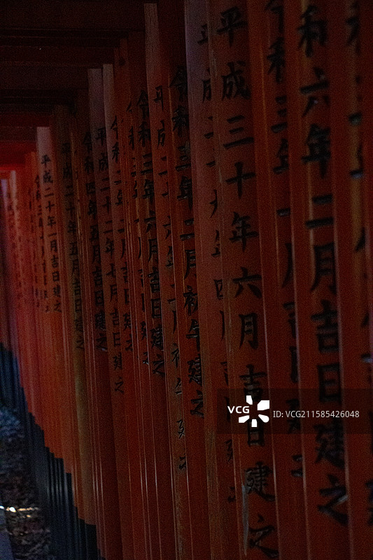 京都夏日旅记-伏见稻荷大社图片素材