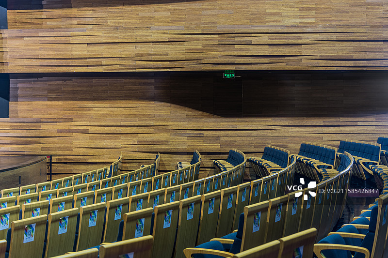 现代木质音乐厅内部图片素材