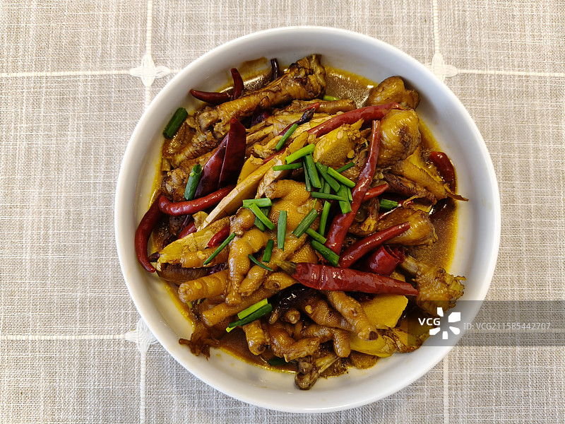 一份姜辣鸡爪图片素材