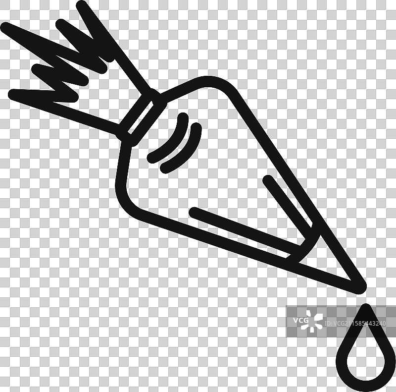 网页用的裱花袋图标集合图片素材