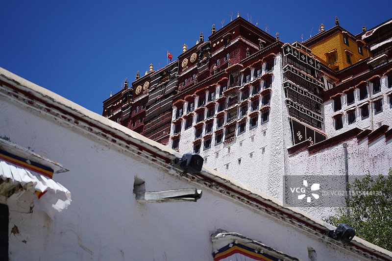 藏地圣境：布达拉宫全景与局部之美图片素材