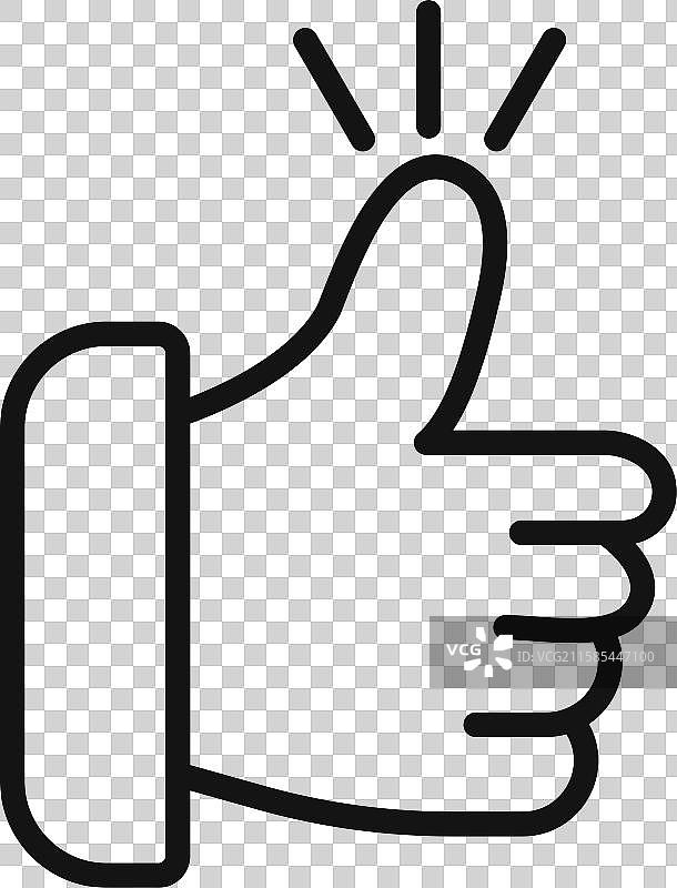 网页用的点赞图标集合图片素材