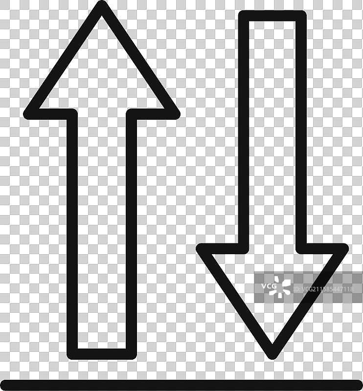 网页用的上下箭头图标集合图片素材