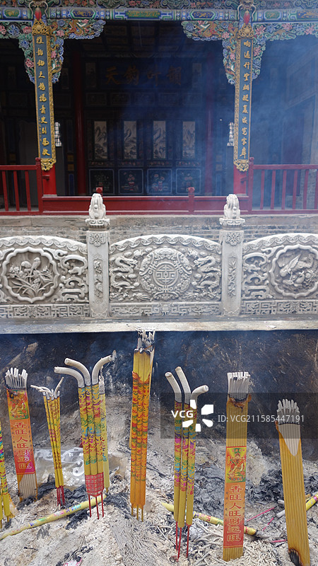 陕西省陕北榆林市佳县白云山白云观白云庙：真武大殿图片素材