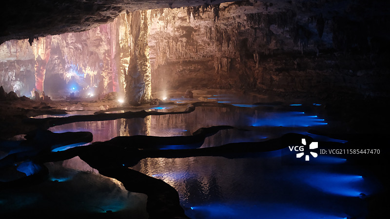 溶洞（贵州遵义双河洞）图片素材