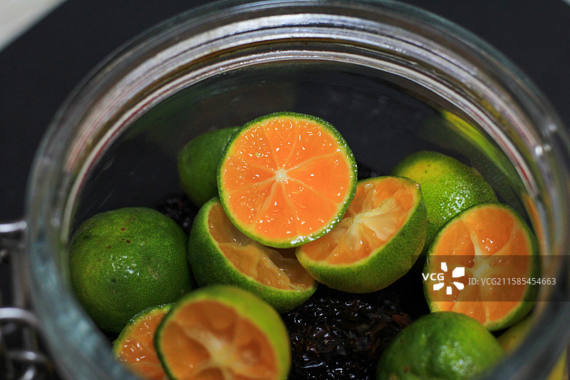 小青橘特写图片素材