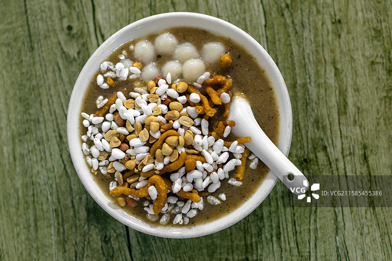 湄潭油茶汤圆图片素材