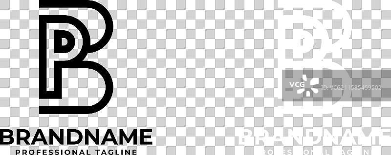 适合任何场合的字母BP单字母标志图片素材