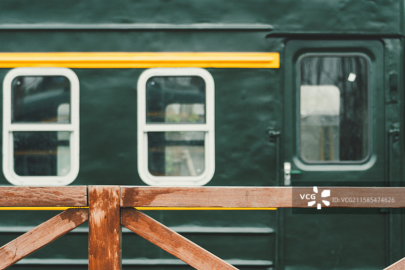 火车上的特写镜头图片素材