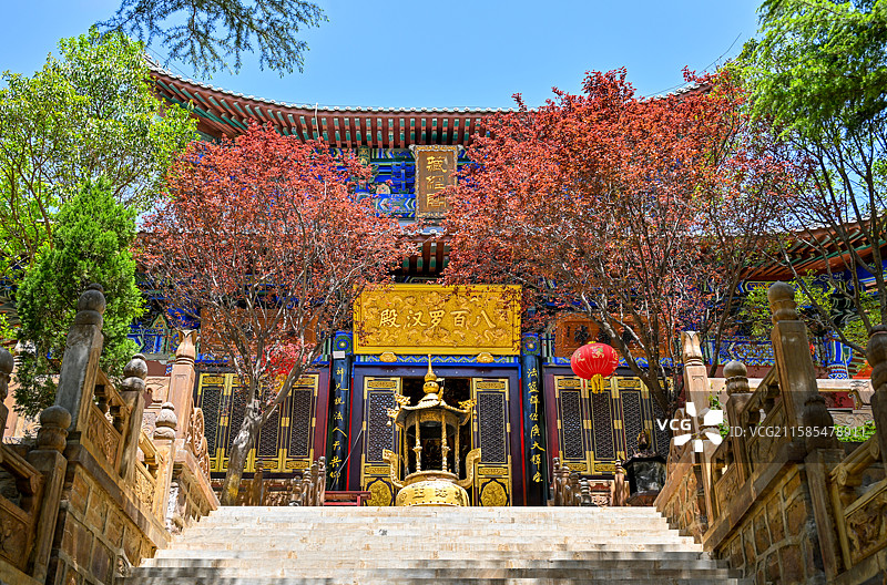 河南省郑州市登封市嵩山太室山风景区法王寺图片素材