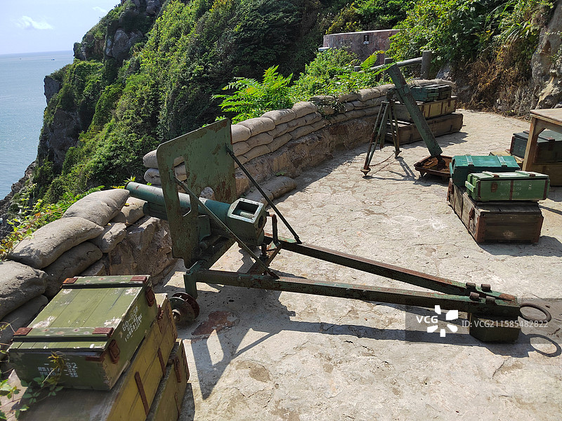 浙江台州上大陈岛乌沙头景色图片素材