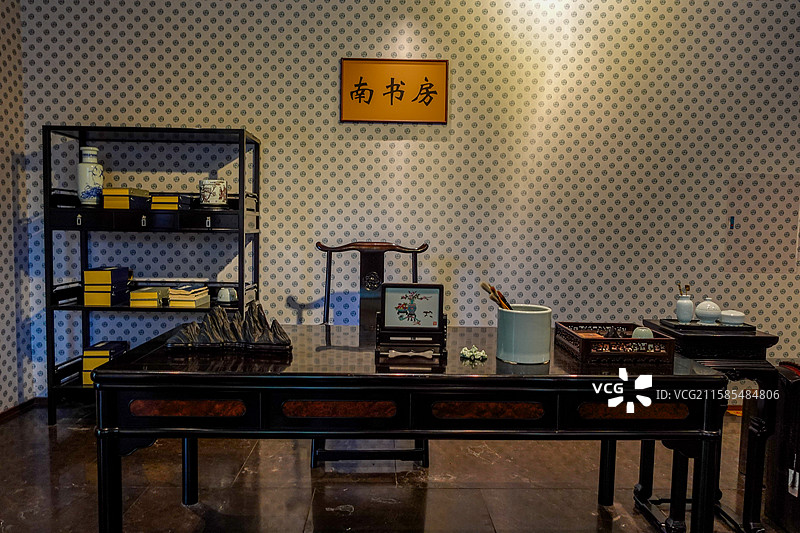 古典书房陈设图片素材
