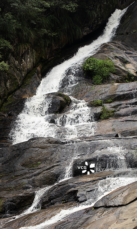 怀玉山十八龙潭图片素材