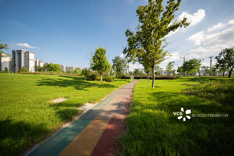 运动公园街心公园运动生活图片素材