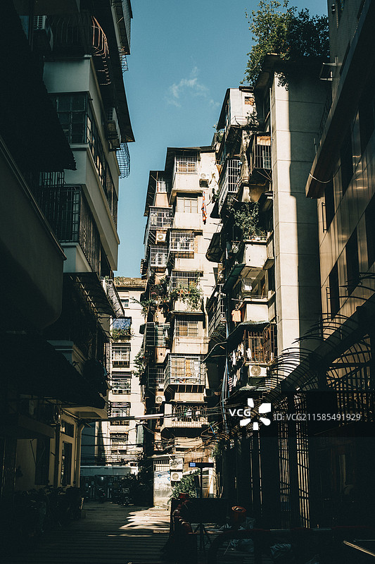 广州老街社区一角图片素材
