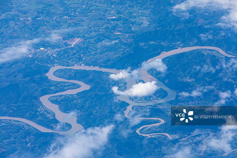 广西梧州市北流河图片素材