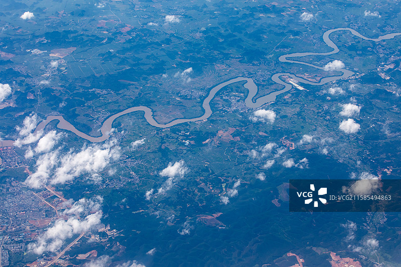 广西扶绥县左江图片素材