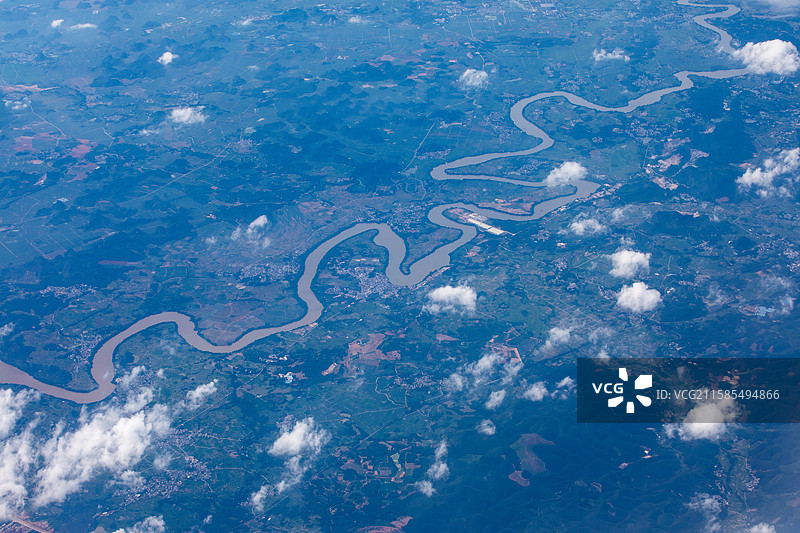 广西扶绥县左江图片素材