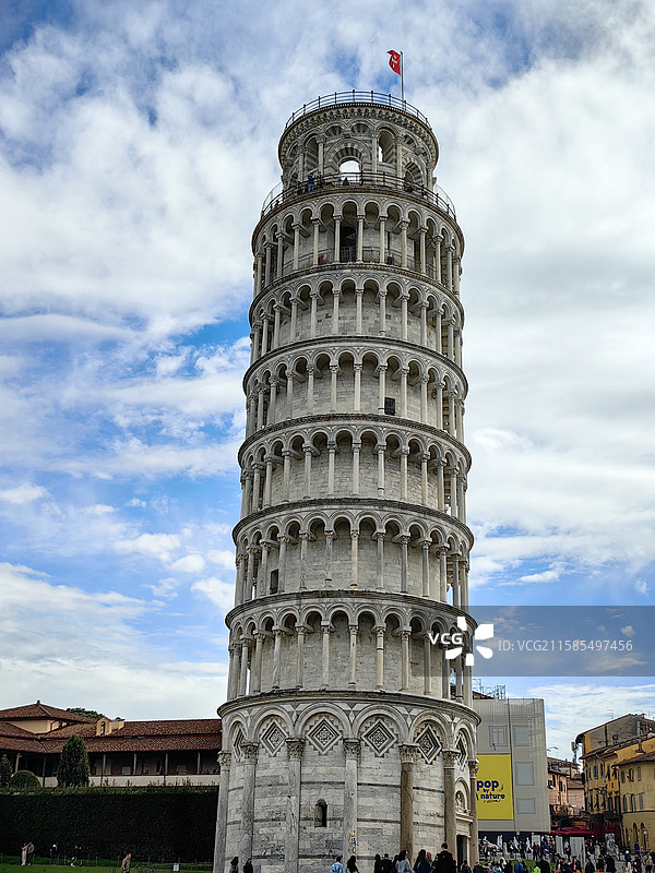 意大利比萨斜塔图片素材