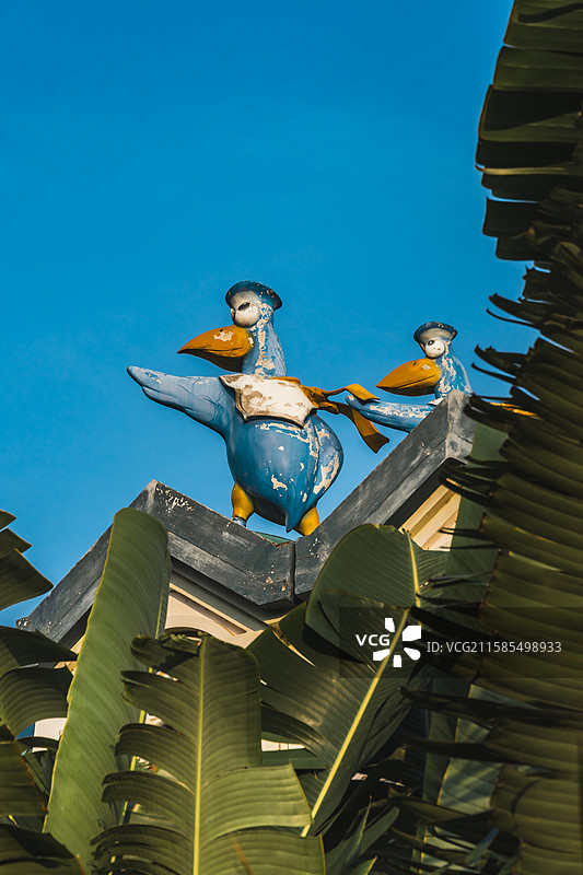 佛山顺德华侨城·欢乐海岸岭南特色建筑鸭图片素材