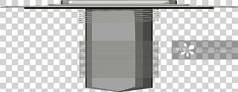屋顶安装螺丝的卡通图像图片素材