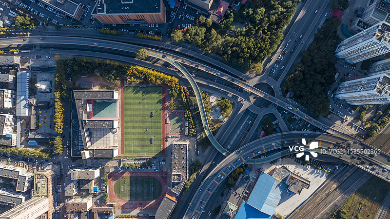 沈阳东西快速路 沈阳东西高架桥图片素材