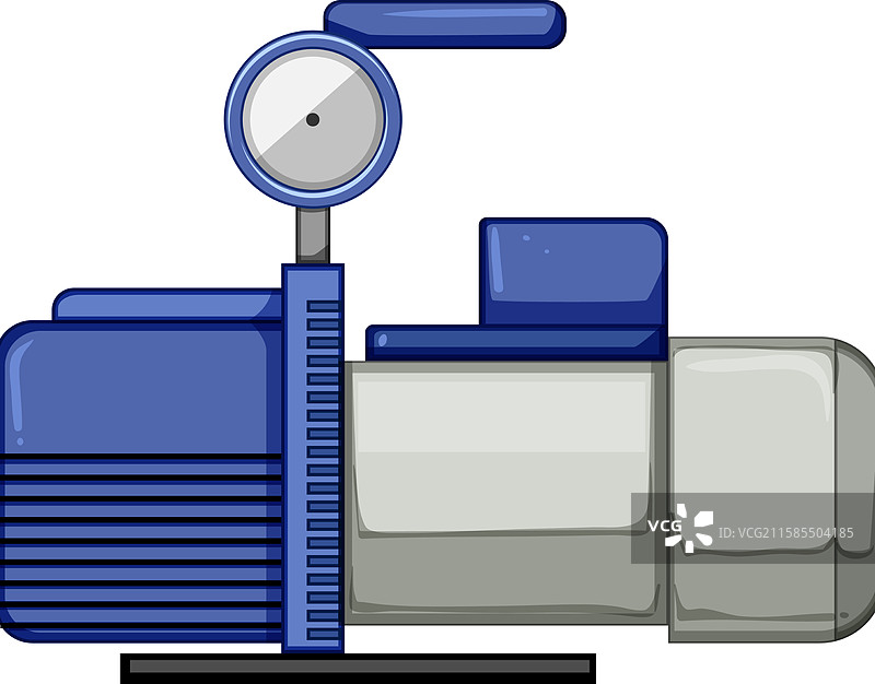 真空泵卡通图示图片素材