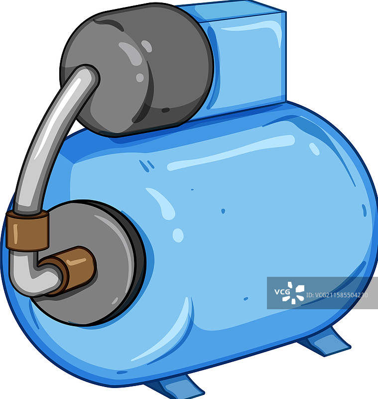 水站水泵卡通图图片素材