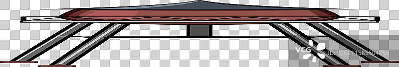 储水塔卡通图案图片素材