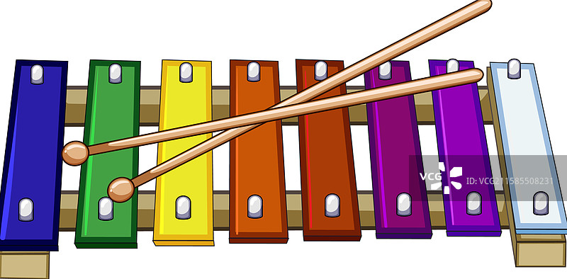 节奏木琴卡通图片素材