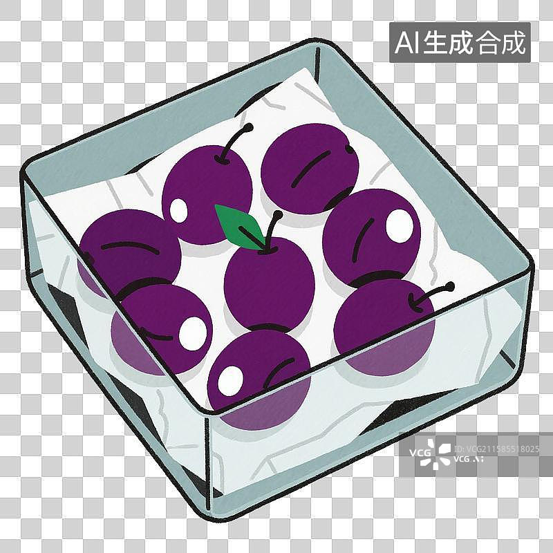 【AI数字艺术】水果-西梅图片素材