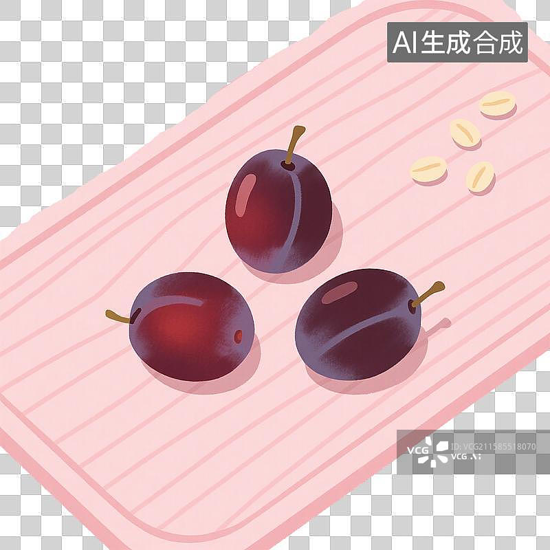【AI数字艺术】水果-西梅图片素材