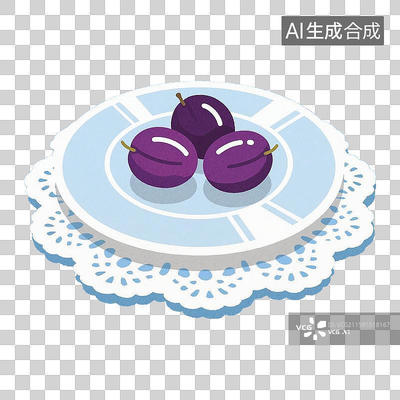 【AI数字艺术】水果-西梅图片素材