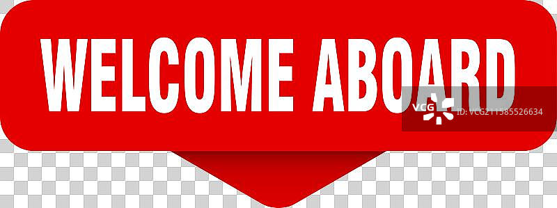 欢迎登船贴纸 欢迎登船标志图片素材