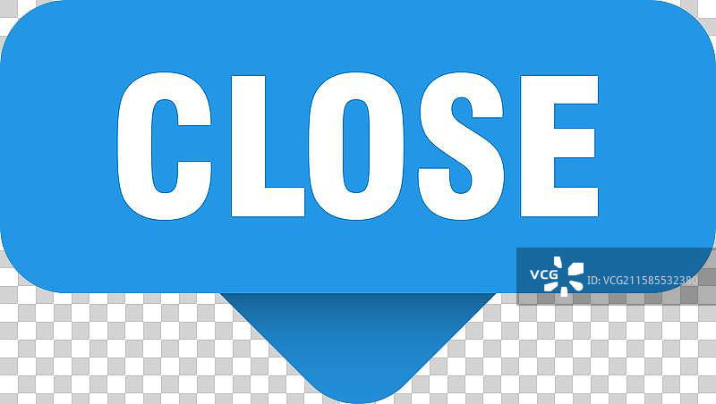 关闭贴纸 关闭标志 透明背景图片素材