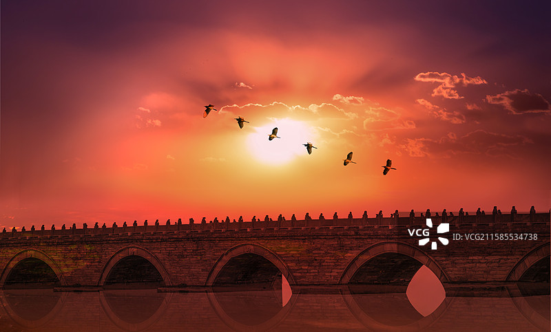 北京卢沟桥宛平城七七事变纪念抗日战争胜利80周年图片素材