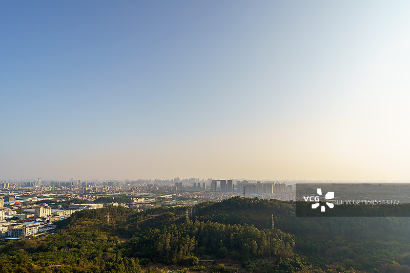 佛山南海里水展旗峰周边城市景观图片素材