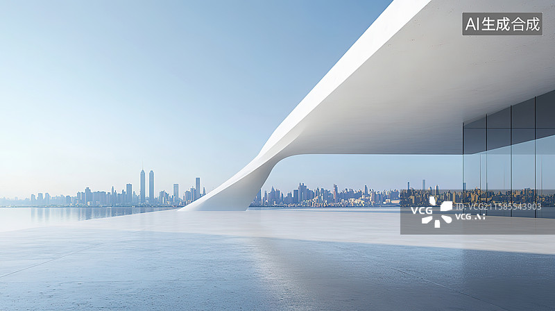 【AI数字艺术】建筑背景图片素材