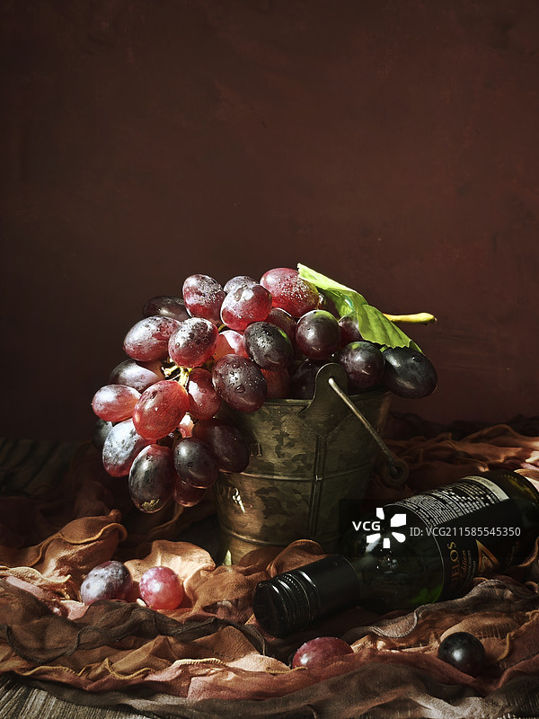 静物：葡萄熟了图片素材