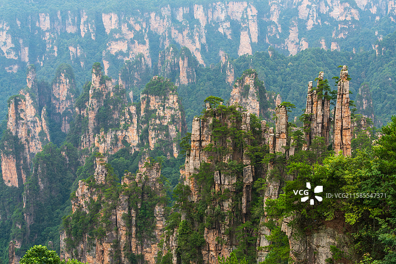 张家界天子山风景区图片素材